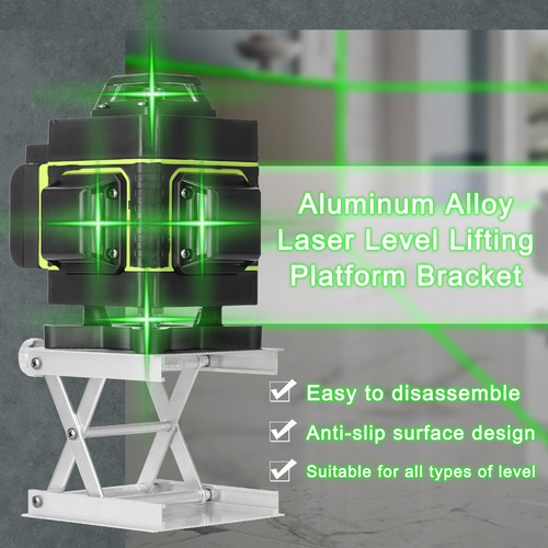 Plataforma Elevadora, Soporte De 62 Mm, Nivelación De Alumin
