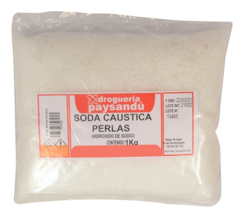 Soda Cáustica Perlas - 1 Kg