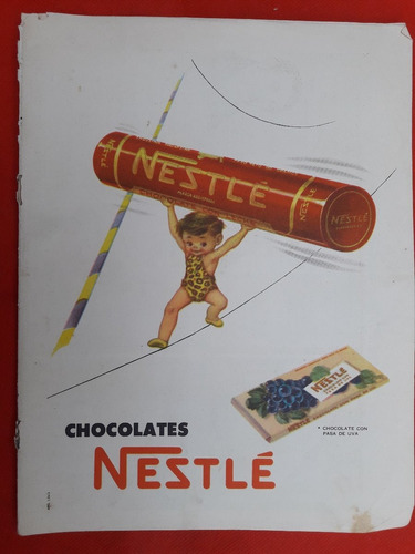 Chocolates Nestle Publicidad Antigua En Revista Billiken 50