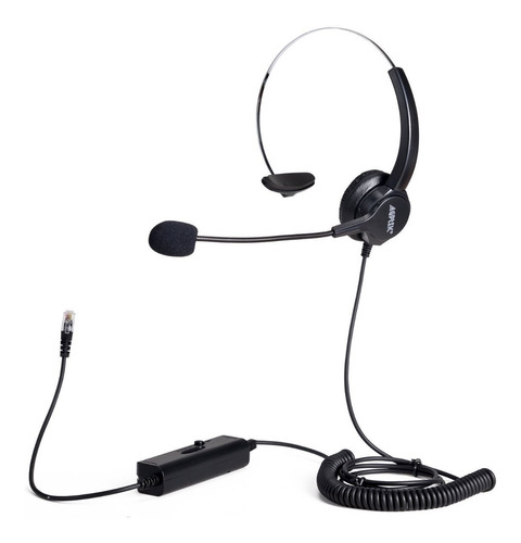 Imagen 3 de 10 de Agptek Cintillo Manos Libres Headset Audifono Rj9 Monoaural