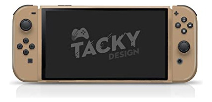 Pack Skin Compatible Con Nintendo Switch Oled, Color Café