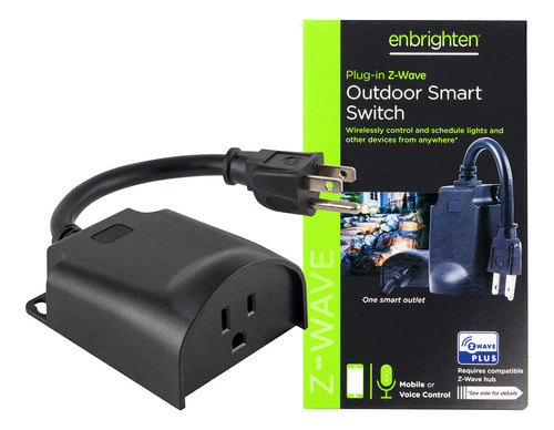 Enbrighten Z-wave Plus - Interruptor Inteligente Para Exteri