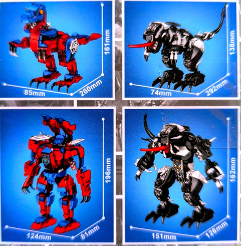 Super Spider Bloques P/armar Heroes Assemble Mg1321 D 222pz 222 Superspider