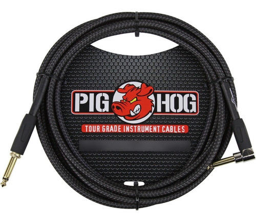 Cable Guitarra Bajo Ukulele Pig Hog Black Wren 3m Pch10bkr