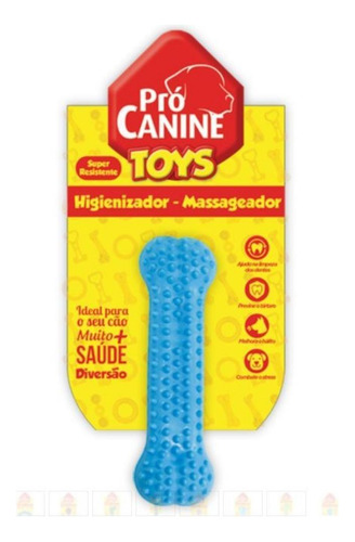 Brinquedo Pet Cães Osso Massageador Grande Prócanine