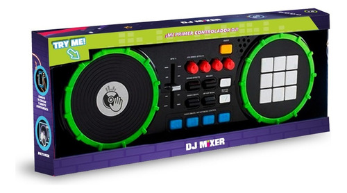 Juguete Mi Primer Consola Dj Mixer Luz Y Sonido Cod Ik0411