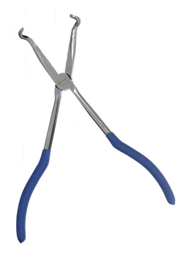Alicate Extra Longo 28cm Bico Meia Lua P/ Filtro Combustível
