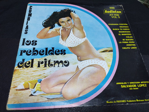 Los Rebeldes Del Ritmo Cumbias Vinilo Lp Acetato Vinyl