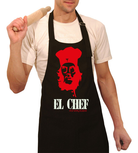 Delantal Estampado Comunista El Chef Che Guevara 