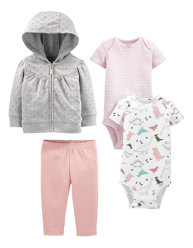 Simple Joys By Carters Conjunto De 4 Piezas Con Chaqueta, P.