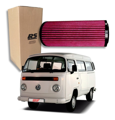 Filtro Esportivo Lavável Vw Kombi 1.6 8v Gasolina 2002 Rs