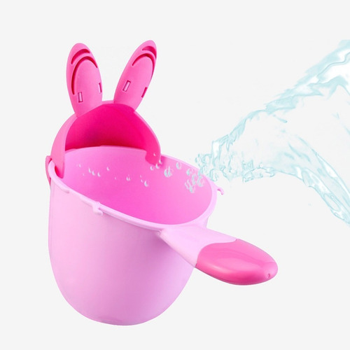 Taza De Baño Dispensadora De Agua Ducha Bebé Forma De Conejo
