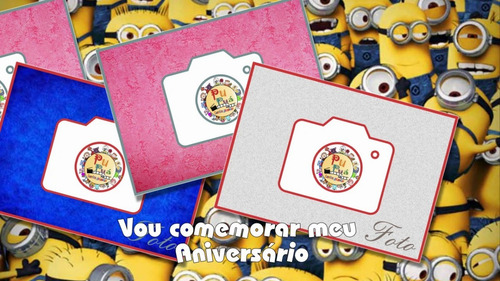 Imagem 6 de 7 de Convite Animado Os Minions (envio Pelo Whatsapp)
