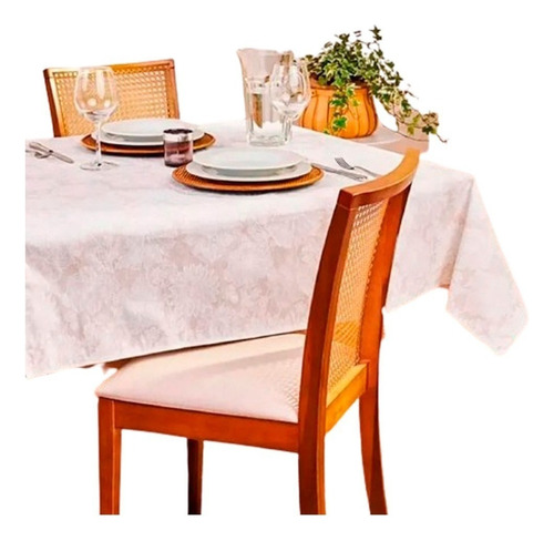 Toalha De Mesa Super Prática 8 Lugares 155x250cm Váriados