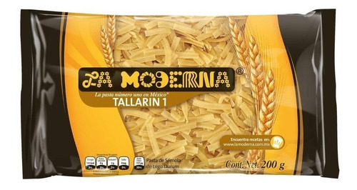 Caja Tallarín No.1 La Moderna 20 Paquetes De 200 Grs.