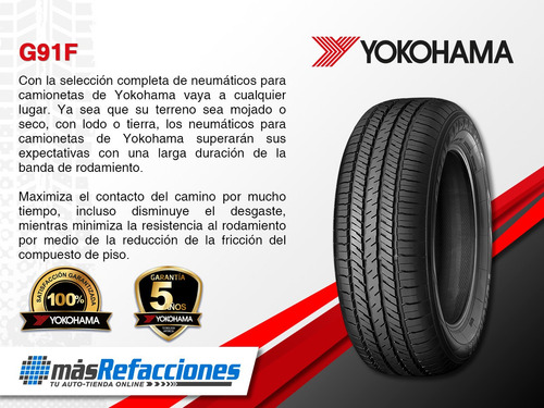 Llanta Yokohama G91f P225/60r17 98h