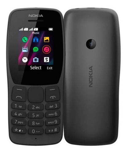 Celular Básico Nokia 110 Dual Sim Radio Fm Camara Microsd