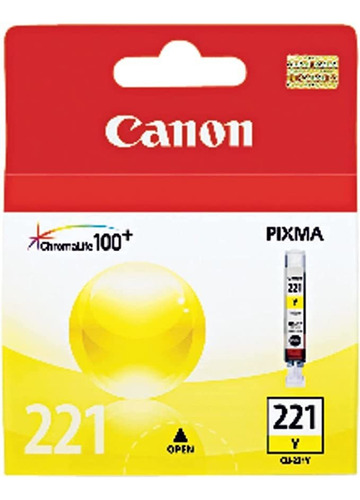 Tanque De Tinta Canon Cli-221, Amarillo