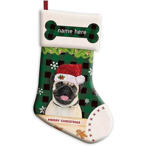 1 Paquete Personalizado De Medias Navideñas Para Perro, Colo