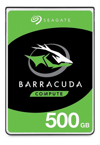 Imagen 1 de 3 de Disco duro interno Seagate Barracuda ST500LM030 500GB