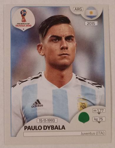 Figurita Paulo Dybala #277 Argentina Mundial Rusia 2018 