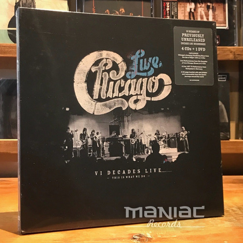 Chicago Live Vi Decades Live (this Is What We Do) Dvd 4 Cds