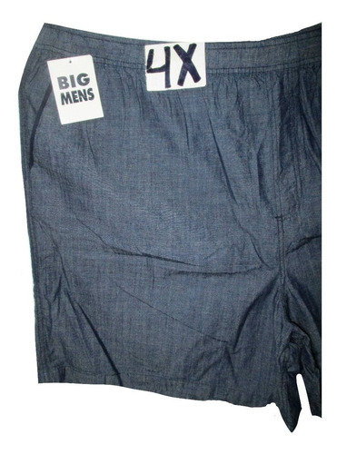 Short Bermuda Azul Nevado Casual Hombre Talla 4x Basic Editi