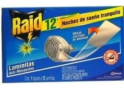 Insecticida Raid 3 Aparatos 36 Laminita Mosquito Sancudo 395