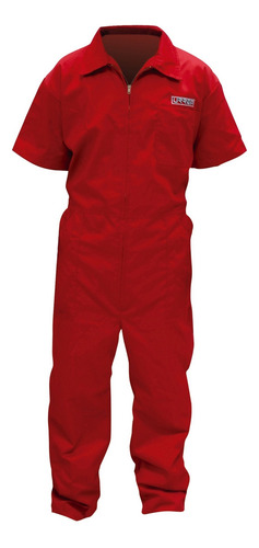 Overol Color Rojo Talla Eg Urrea