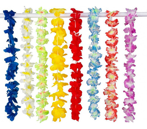 Colar De Grinaldas Havaianas De 36 Peças, Grinaldas Tropicai