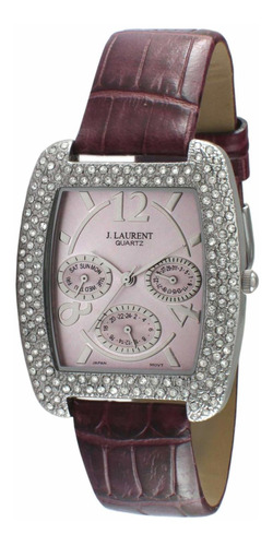 Reloj Mujer Jacques Laurent Jl8821pr Cuarzo 35mm Pulso