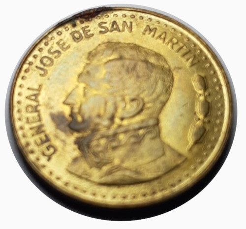 Moneda Argentina 1980 $50 Hombro Recto