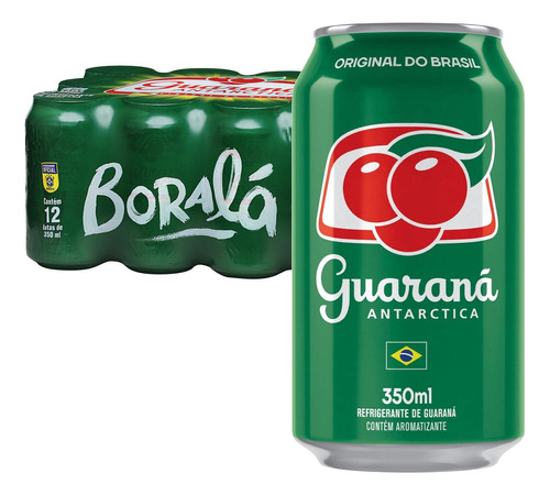 Refrigerante Guaraná Antarctica Lata 350ml (12 Latas)