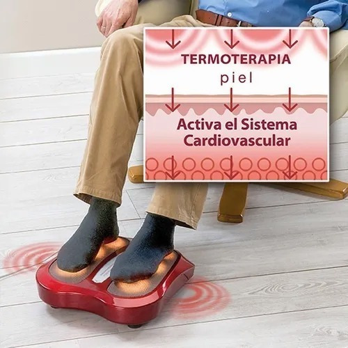 Imagen 3 de 9 de Masajeador Pies Infrarrojo Calor Portátiles Shiatsu Masaje