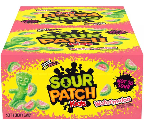 Dulces Sour Patch Kids Watermelon (24-piezas-2-oz) Americano