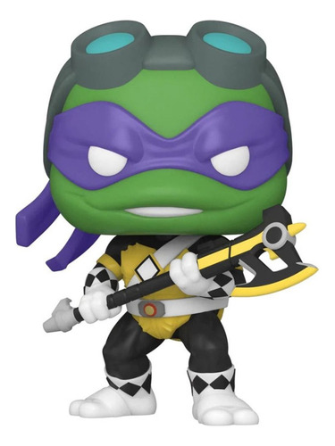 Funko Pop Tmnt X Power Rangers - Donatello Black Ranger