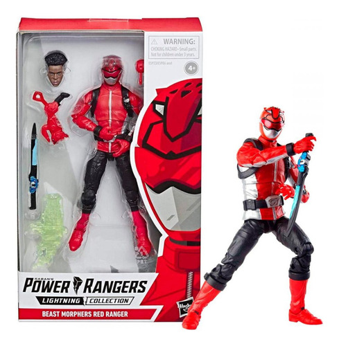 Figura Power Rangers Rojo Guardabosques 