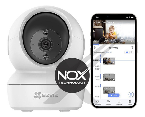Imagen 2 de 10 de Camara Seguridad Interior Ezviz Full Hd Wifi Audio Video 360