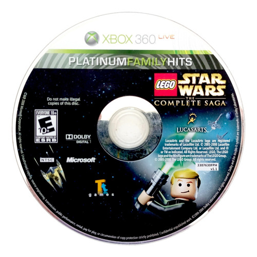 Lego Star Wars The Complete Saga Xbox 360 En Español (Reacondicionado)