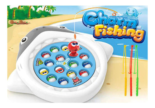 Juego De Mesa Niños Pesca Giratorio Spin Master 18pz