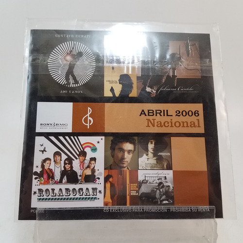 Compilado Sony Abr 2006 Cd Mb Cerati Abel Pintos Cantilo