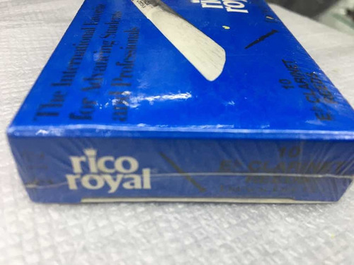 Palheta Rico Royal Clarinete Eb N° 1,5 C/ 10 Unidades