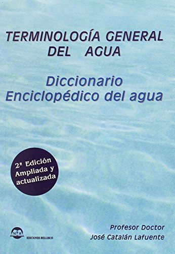 Libro Terminología General Del Agua De José Catalán Lafuente