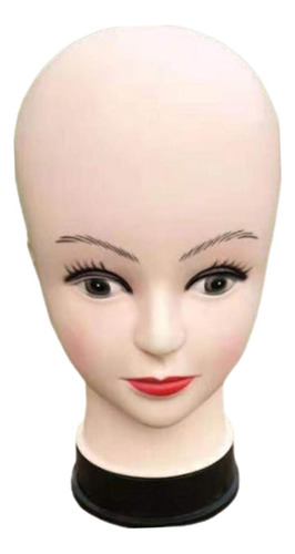Cabeza De Maniquí Femenina Calva, Cabeza De Entrenamiento,