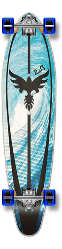 Yocaher Punked Graphic Kicktail - Longboard (40 X 9 Pulgadas