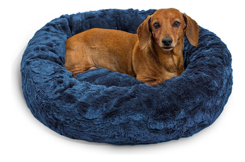 Cama Gatos O Perros Azul Marino 58,42x58,42cm T: S