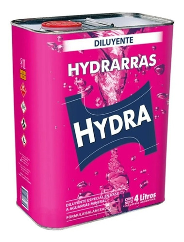 Aguarras Mineral Hydrarras Hydra X 4 L Pintu Don Luis Mdp