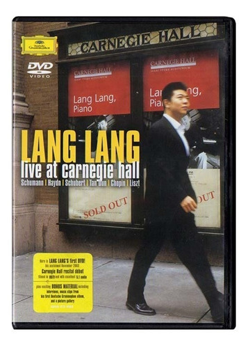 Lang Lang Live At Carnegie Hall Dvd Importado