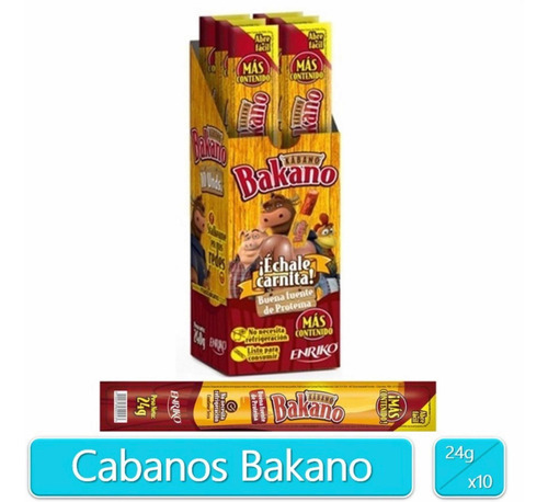 Cabano Bakano X 10 Unidades - Unidad a $1800