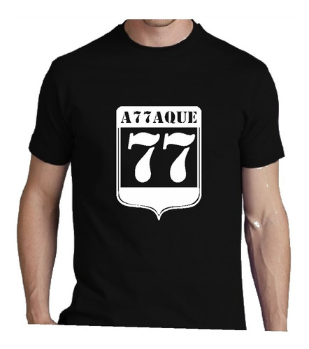 Remera Attaque 77 Ruta Rock Ataque 77 Logo 